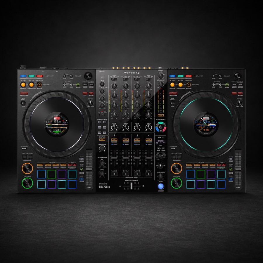Controladora Pioneer DJ DDJ-FLX10 de 4 canales